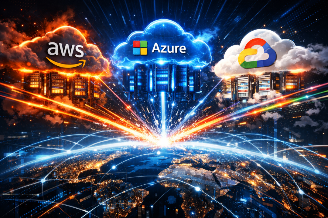 AWS vs Azure vs Google Cloud War