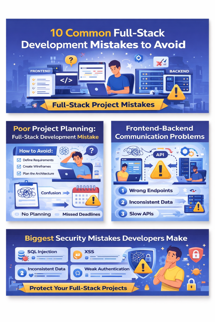 10 Common Full Stack Project Mistakes and How to Avoid Them