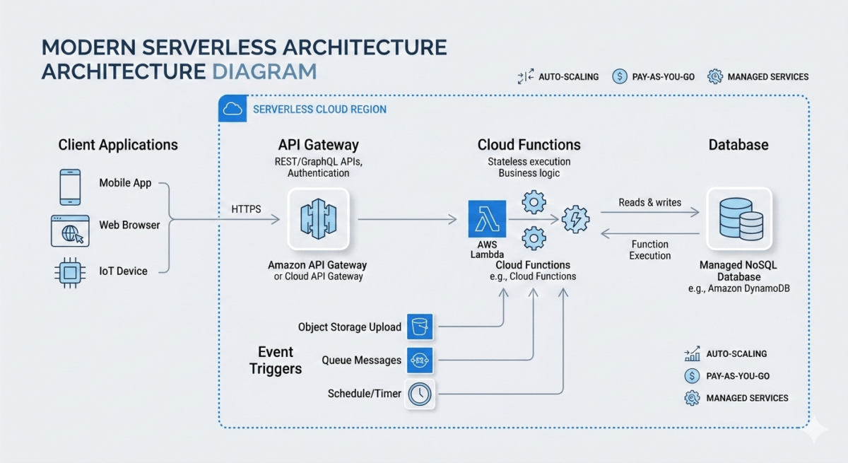 Serverless Architecture Explained With Real Use Cases